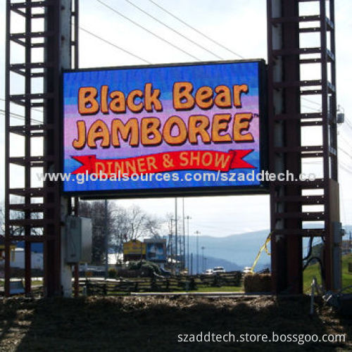 P16mm LED Digital Billboard with 5,000-9,300K Color Temperature
